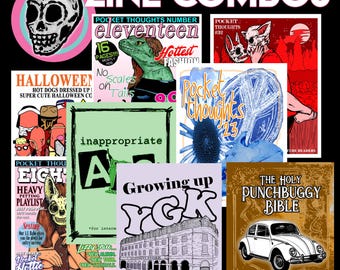 Zine Combos: Art, Humor, Comix, Poetry, Photography