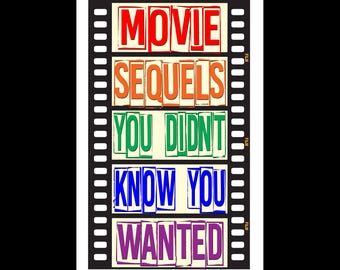 Parody Movie Sequel Mini Zine: Funny Photoshop Art