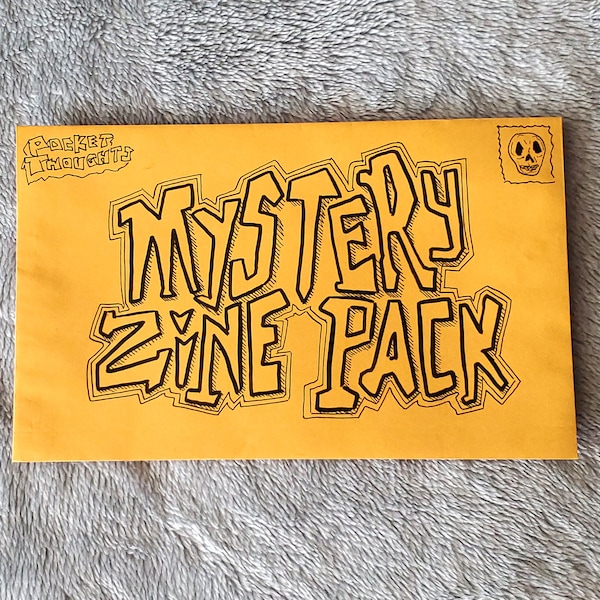 Mystery Zine Pack - 5 or 10 random zines by Pocket Thoughts to help get your collection started! Art! Comics! Rants! Thoughts! Poetry! More!