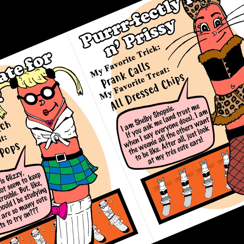 Halloweenies Zine – Hot Dog Halloween Costumes image 3