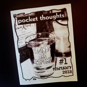 Pocket Thoughts 1-10 Zine Collection Bundle Pack featuring art, prose, comics, poetry, humor, photography, rants, and more Pocket Thoughts #1