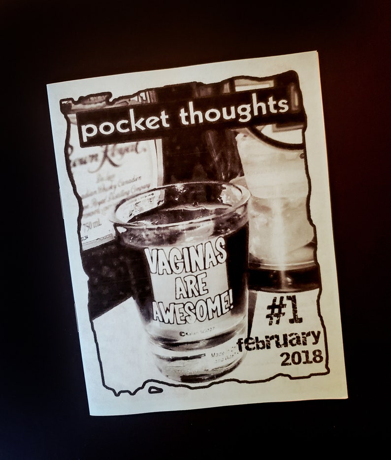 Pocket Thoughts 1-10 Zine Collection Bundle Pack featuring art, prose, comics, poetry, humor, photography, rants, and more Pocket Thoughts #1
