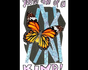 You're One Of A Kind Mini Zine: Art, Collage, Poetry & Comix