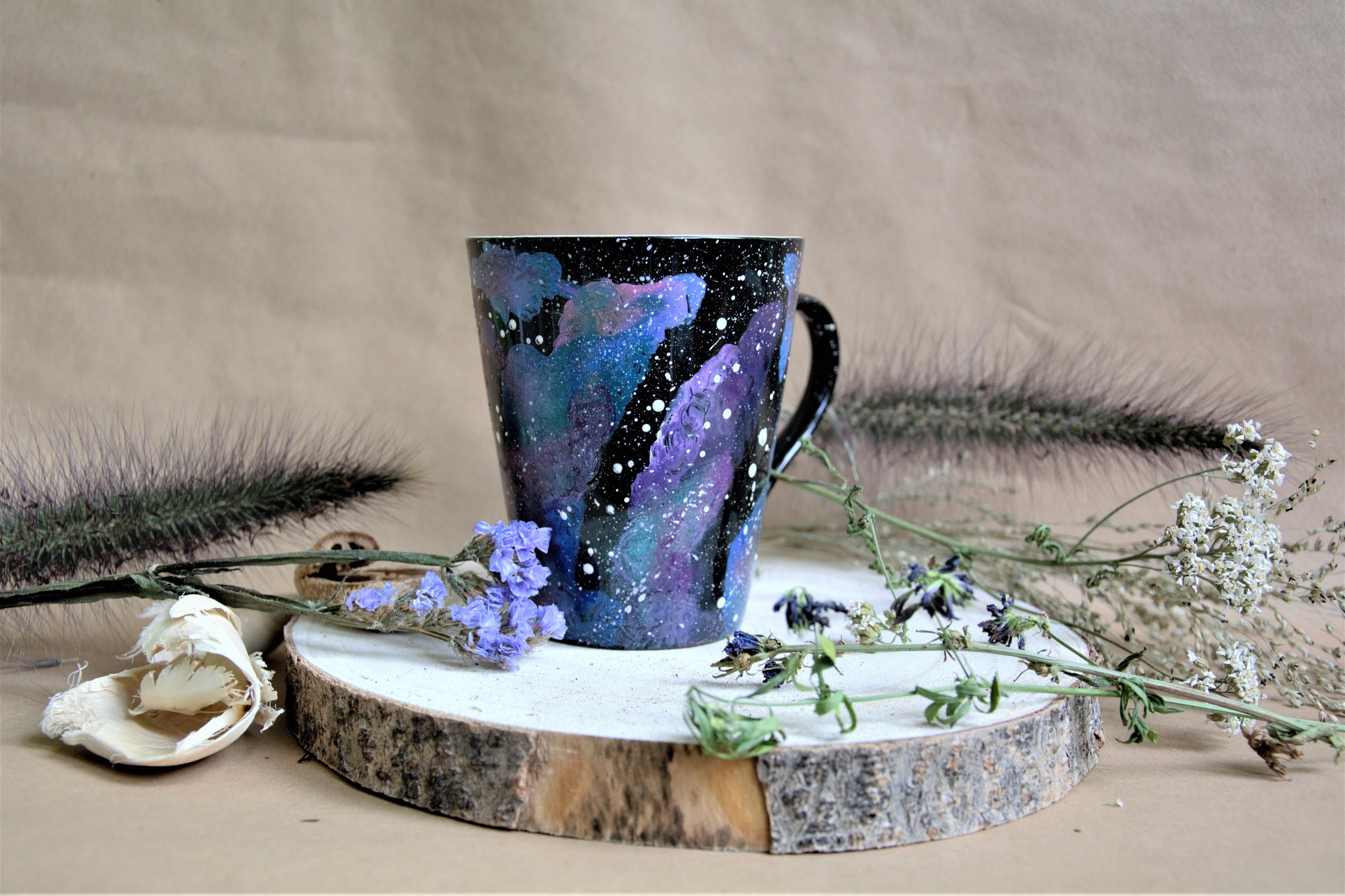 Galaxy mug Space mug Stars Galactic mug Cosmos Etsy