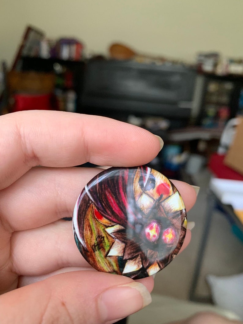 Pokemon MIMIKYU MONTH Glow-in-the-dark Button - Etsy