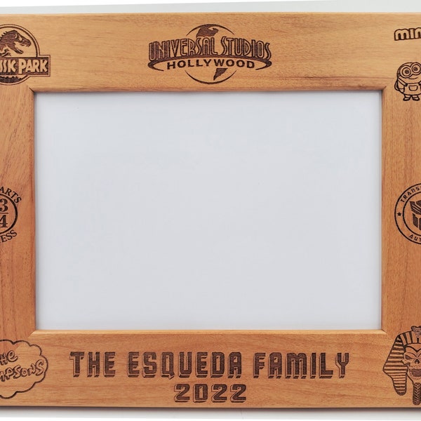 UNIVERSAL STUDIOS, Picture Frame, personalized, Hollywood, Orlando, FREE Shipping