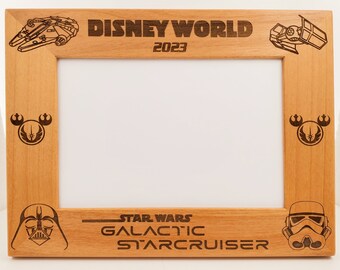 Star Wars, Galactic StarCruiser, Personalized Picture frame, Disney world, FREE SHIPPING