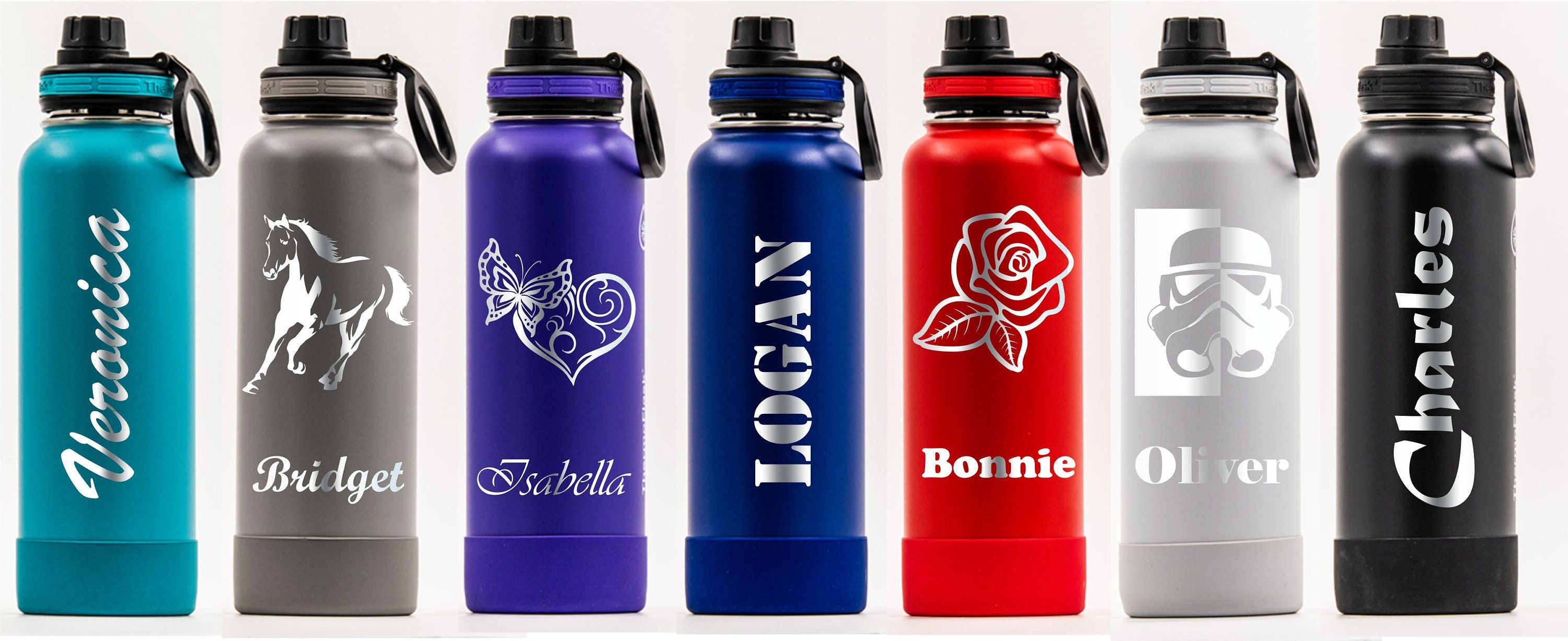 40 oz. E2M Fitness Water Bottle  Personalized Laser Engraved High