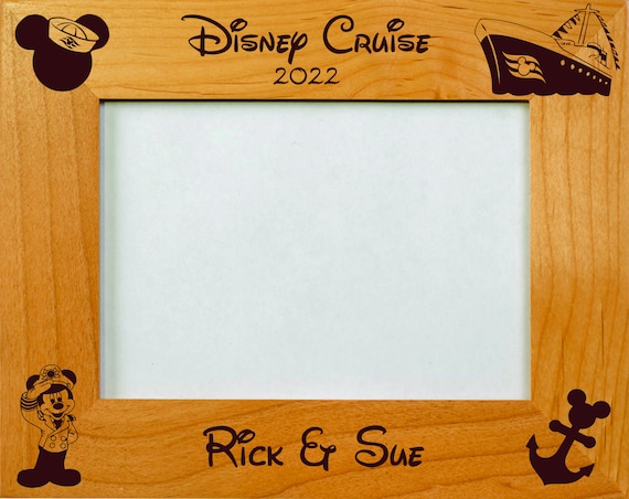 Disney Cruise, Personalized Picture Frames, 3 Sizes: 4x6, 5x7 and