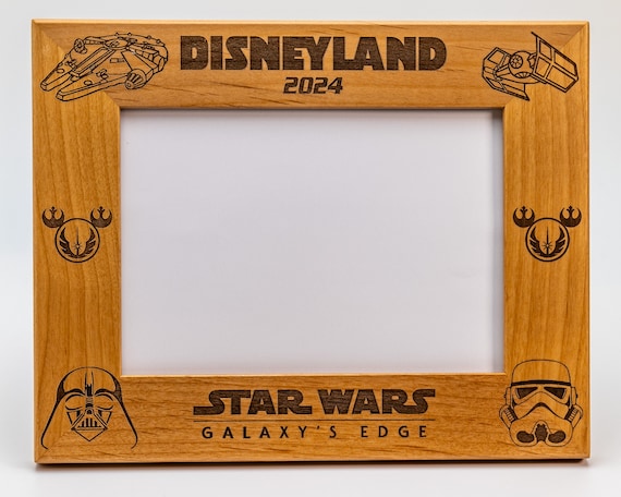 Personalized Star Wars Picture Frame, Galaxy's Edge Disneyland or