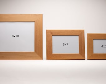 Customized Picture Frames, 3 sizes: 4x6, 5x7 and 8x10 Custom Gift, FREE Shipping