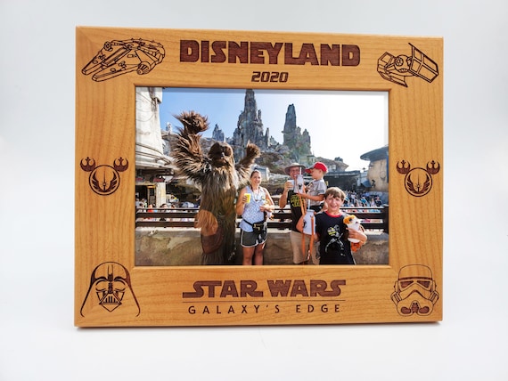 Personalized Star Wars Picture Frame, Galaxy's Edge Disneyland or