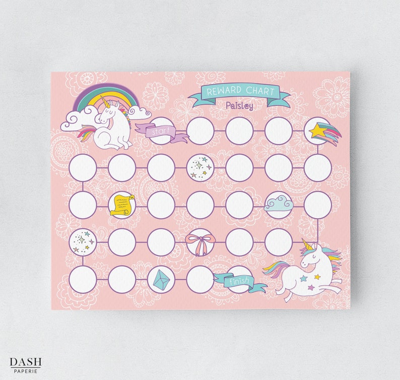 Printable Unicorn Reward Chart