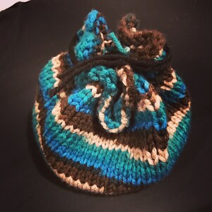 Knitted Dice Bag - The Monk