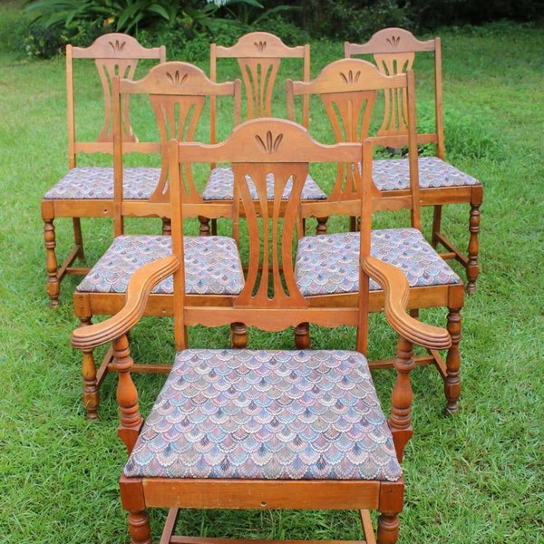 Painted Dining Chairs Shabby Chic Etsy