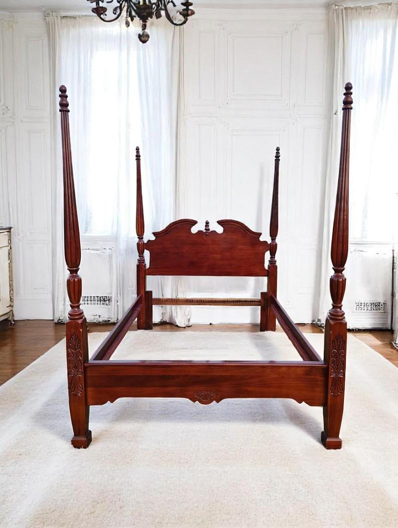 NEW! Available! Queen Size Carved Cherry Wood Kincaid Furniture