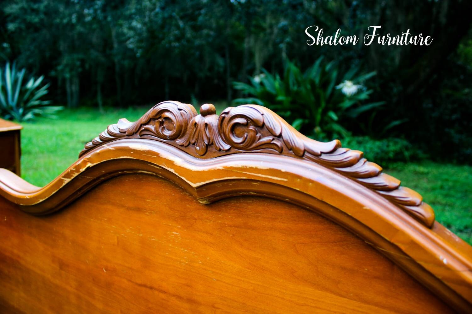 Vintage french provincial victorian bedroom set dresser mirror full