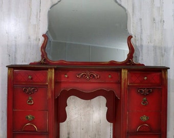 SOLD EXAMPLE---- Antique, Shabby chic dresser, hutch, bedroom set, nightstand, shelf, endtable, bed, table, chair, chairs, sideboard, buffet