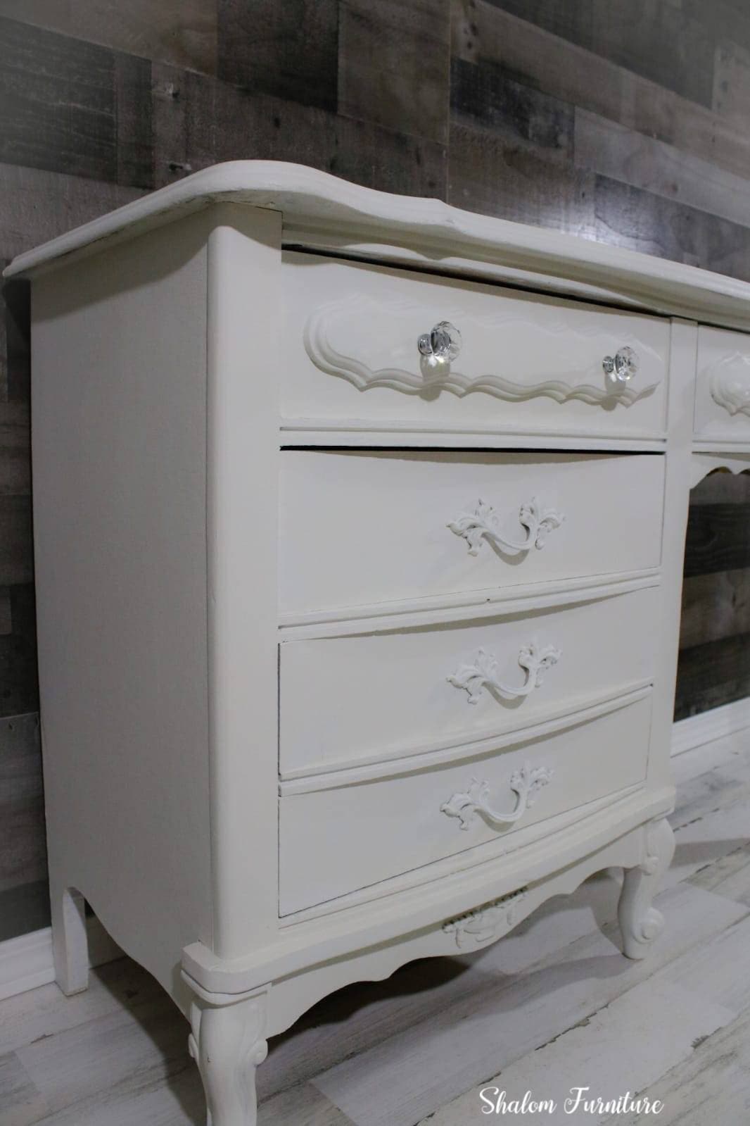 French Provincial Vanity Desk Shabby Chic Farmhouse Farmstyle Etsy