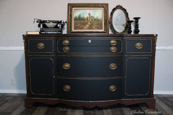 SOLD EXAMPLE---- Antique, Shabby chic dresser, hutch, bedroom set, nightstand, shelf, endtable, bed, table, chair, chairs, sideboard, buffet