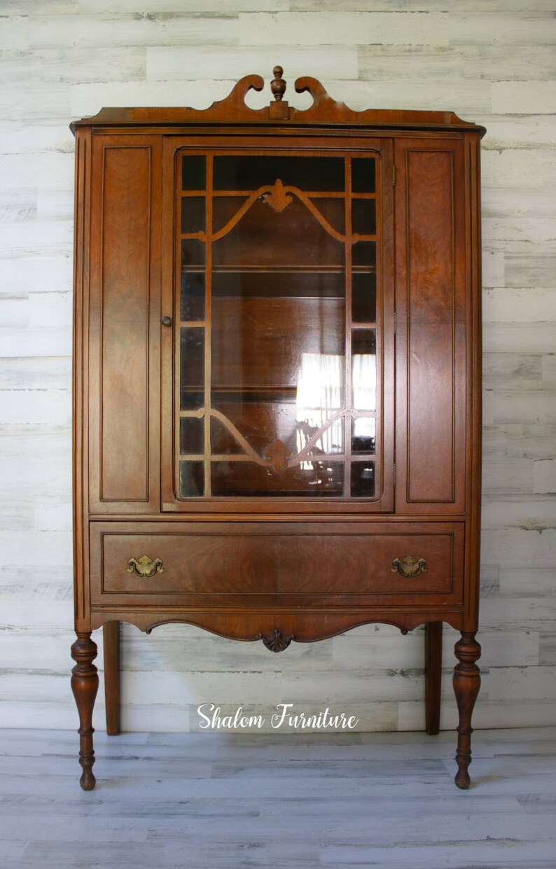 SOLD EXAMPLE Antique Shabby Chic Dresser Hutch Bedroom Etsy