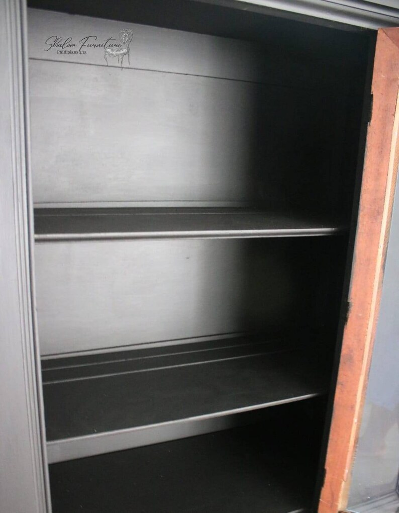 Antique Hutch Mid 1800s Wooden Hutch Vintage Hutch Display Etsy