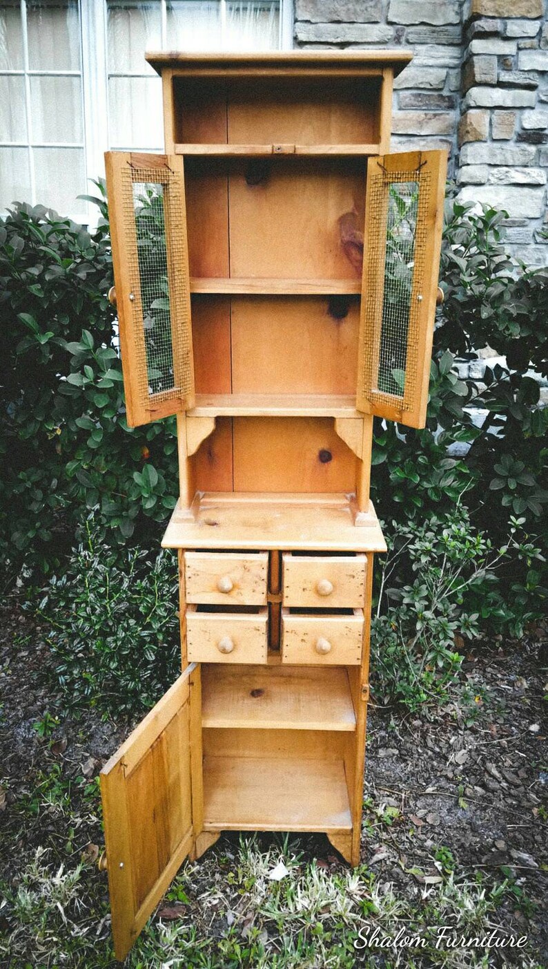 SOLD EXAMPLE Antique Shabby Chic Dresser Hutch Bedroom Etsy