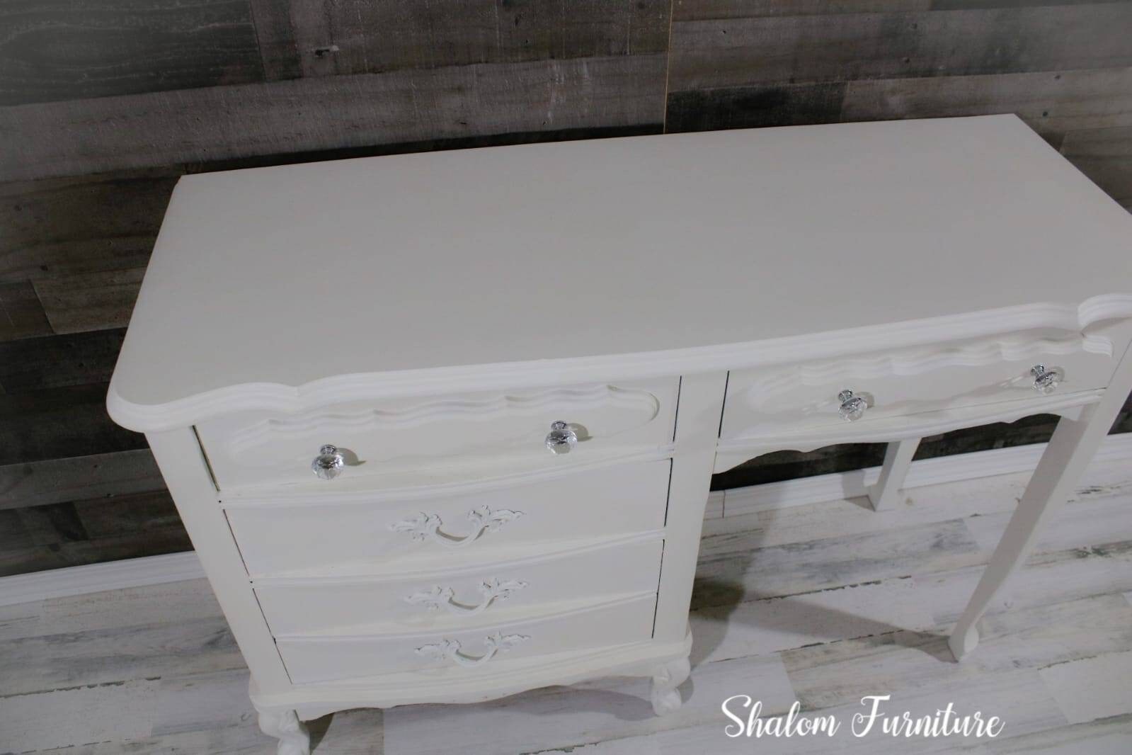 French Provincial Vanity Desk Shabby Chic Farmhouse Farmstyle Etsy