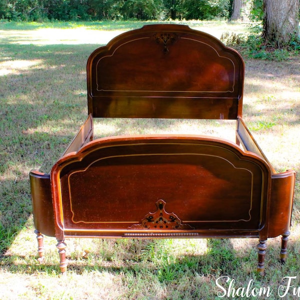 Curved Wood Bed Frame Etsy