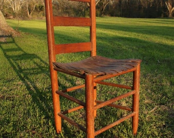 Available! free shipping!Antique solid wood child's/children's/kid's/small/toddler ladder back chair, ready for Customization! Farmhouse,