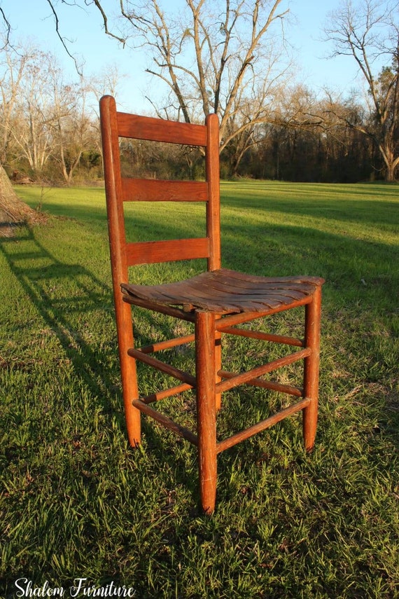 Available! free shipping!Antique solid wood child's/children's/kid's/small/toddler ladder back chair, ready for Customization! Farmhouse,