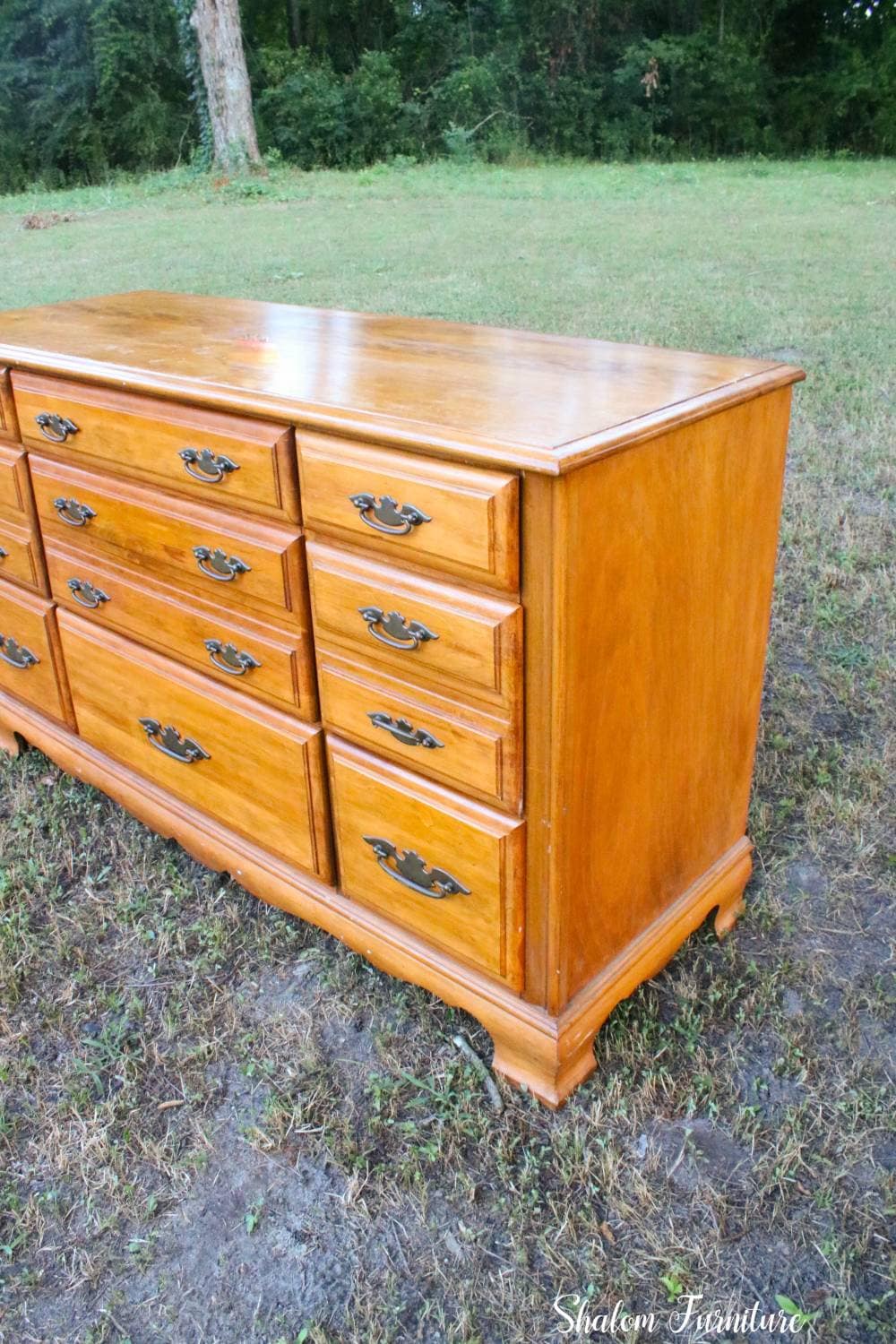 Vintage Sumpter Furniture Co Dresser and Mirror - Ready for