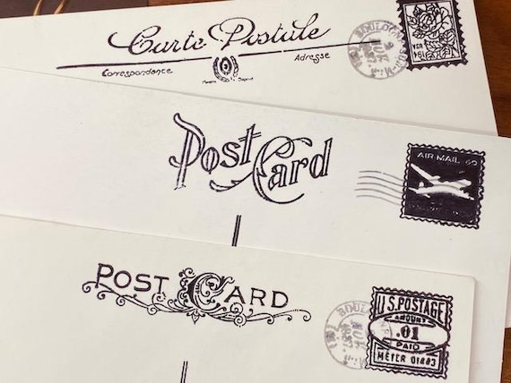Carte Postale , clear stamps (set of 22)
