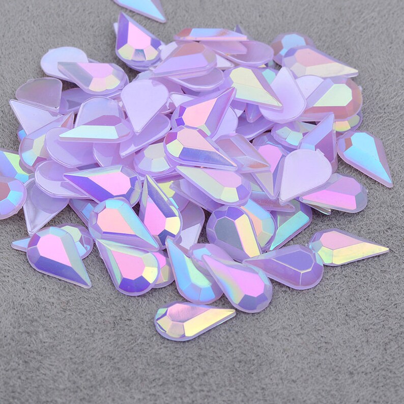 6mm Lilac Rhinestone Brads Diamante Jewel Gem Crystal Craft Scrapbooking
