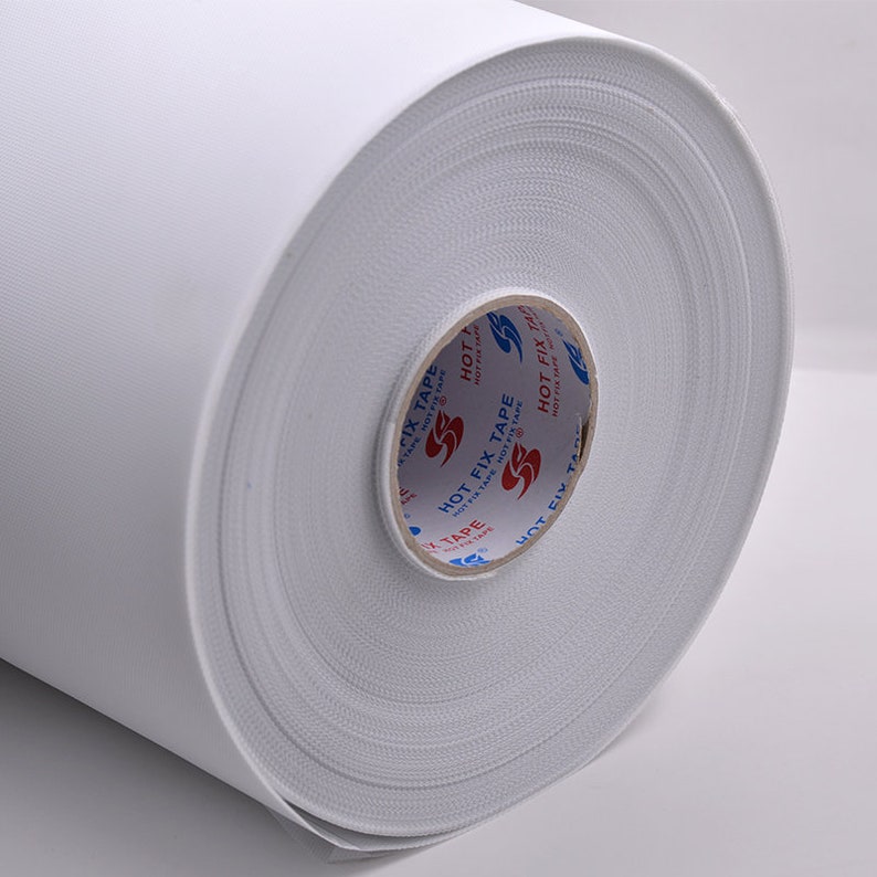 10 mtr Mylar Tape Iron on transfer paper hotfix rhinestone diamante 24cm wide
