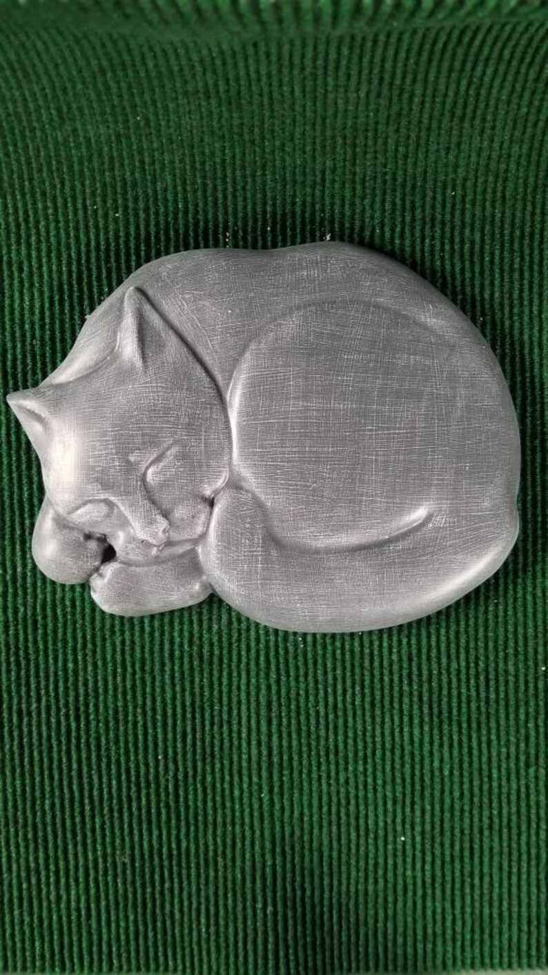 Large Sleeping Cat Stepping Stone Etsy