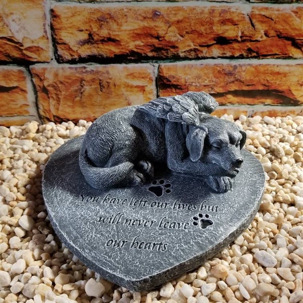 Heart Shaped dog Memorial