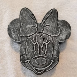 Small Minnie Mouse Concrete Stepping Stone