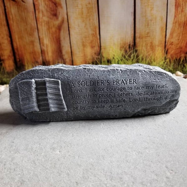 A Soldiers Prayer Stone