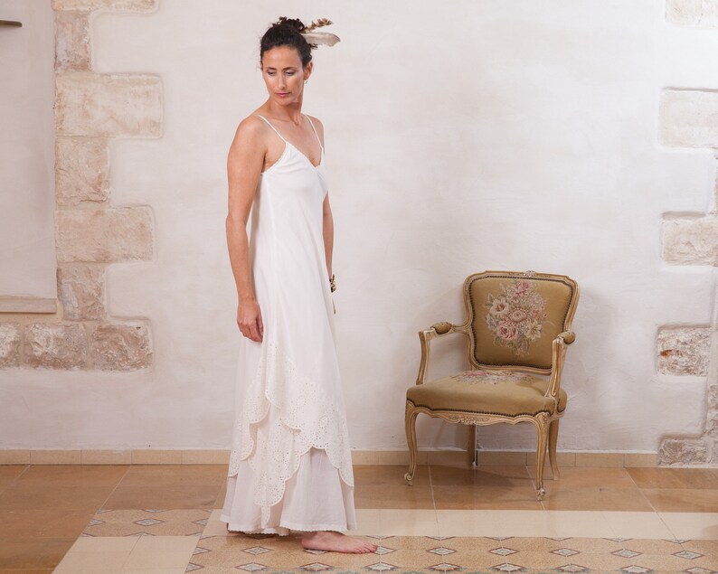 Boho Wedding Dress Beach Wedding Dress Lace Wedding Dress Etsy
