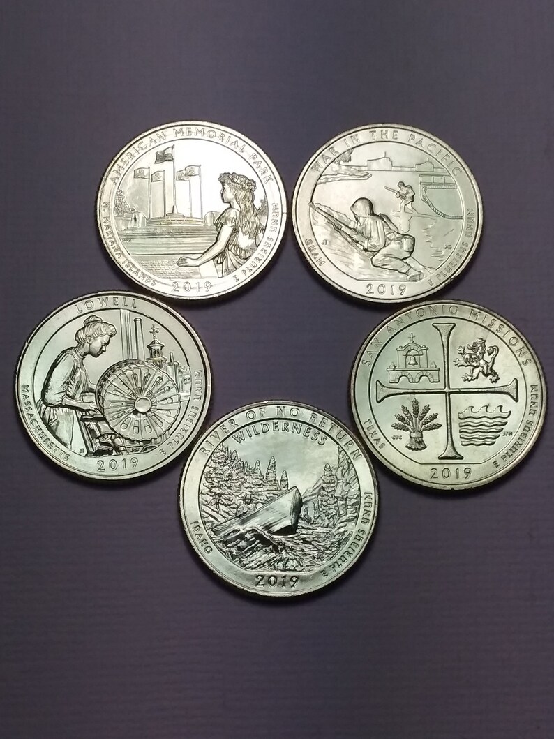2019W Complete West Point Mint Set5 CoinsAmerica the Etsy