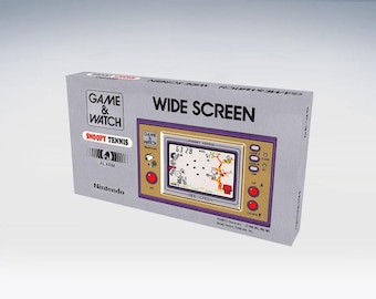 SNOOPY TENNIS Wide Screen Game And Watch (does not include machine)