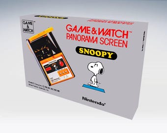 SNOOPY PANORAMA Game And Watch (does not include machine)