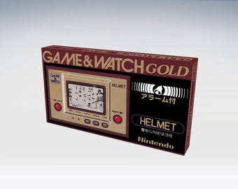 HELMET GOLD SERIES Game And Watch (does not include machine)