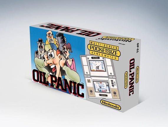 OIL PANIC Pocketsize MULTISCREEN Game and Watch (does Not Include