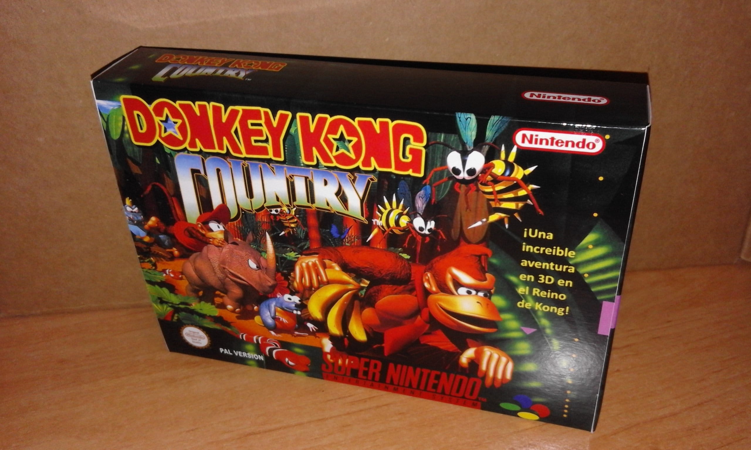 DONKEY KONG COUNTRY snes repro Box only Box & Insert | Etsy Israel