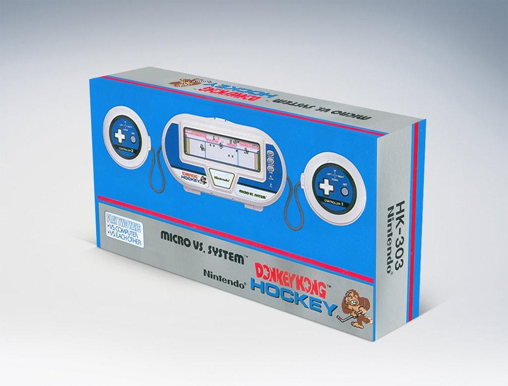 DONKEY KONG HOCKEY Versus Game And Watch (does not include machine)