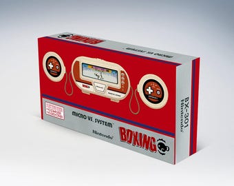 Boxing Micro Vs System BX-301 Game & Watch Box and Manual - NO