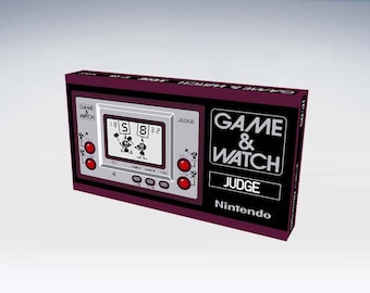 JUDGE SILVER SERIES Purple Game And Watch (does not include machine)