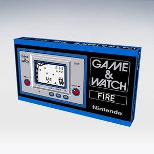 Fire RC-04 Silver Series Game & Watch Box Manual Tray Only NO GAME